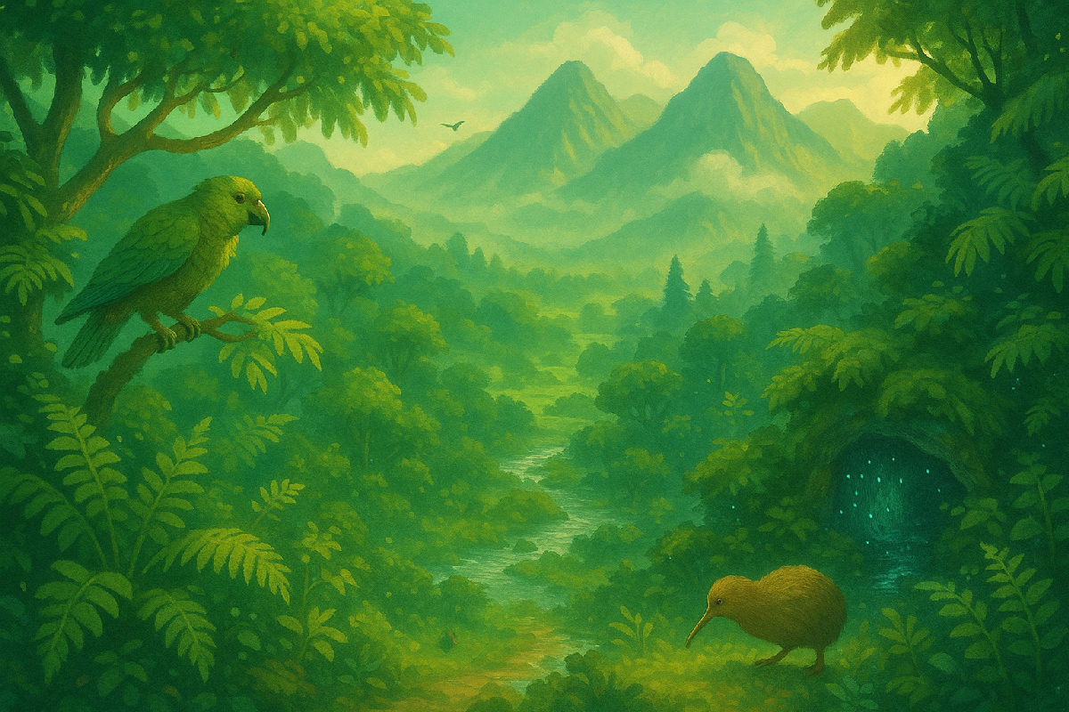 The Land of the Long White Cloud